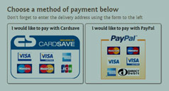 Costume Hire - Choose A Payment Method