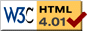 W3C HTML4 Valid