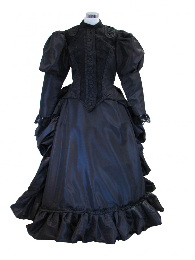 Ladies Deluxe Victorian Evening Ball Gown Queen Victoria Costume